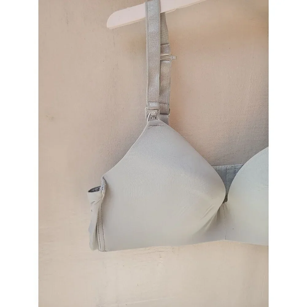 New Auden Women's Green Wireless Nursing Bra Adjustable Straps Size 40C